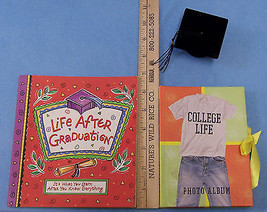 Senior Year Memories College Album Life After Graduation Book Ring Box Lot 3 - $11.28
