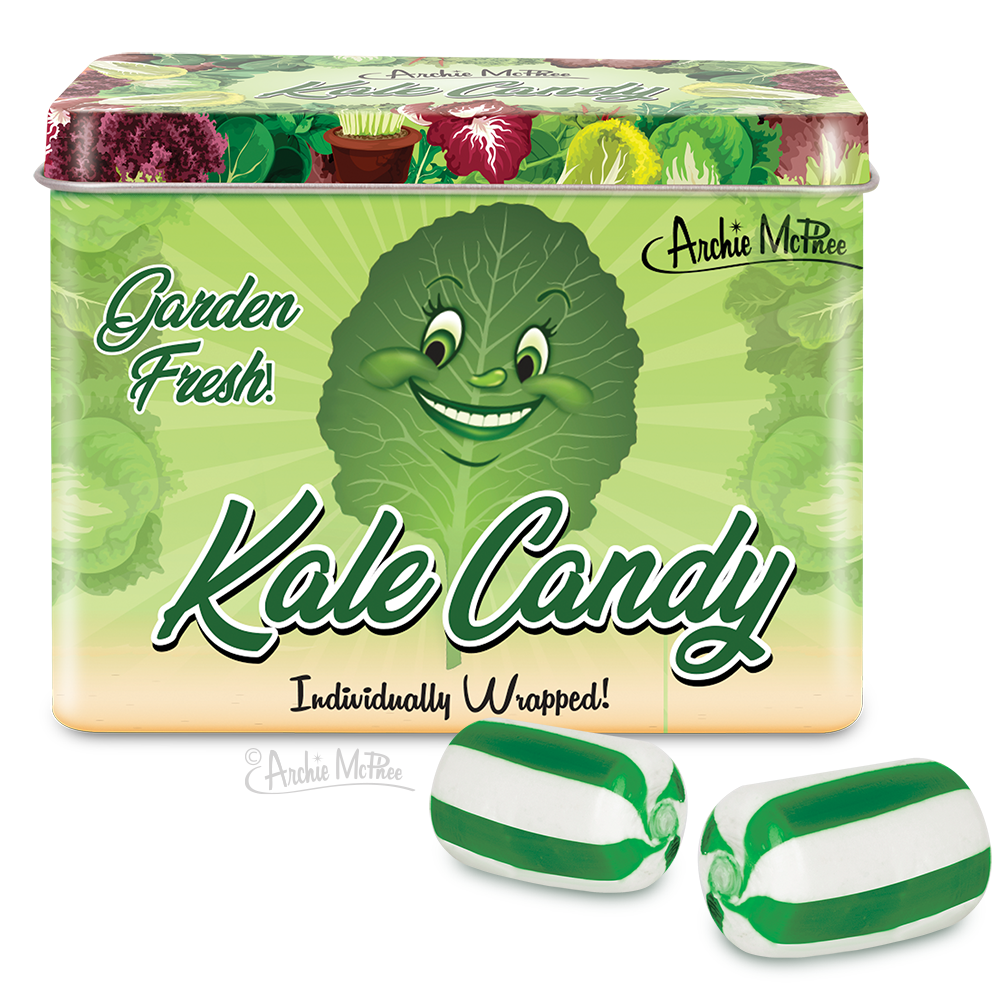 Kale Flavored Candy in 2.5 oz Collectible Tin! - $4.64