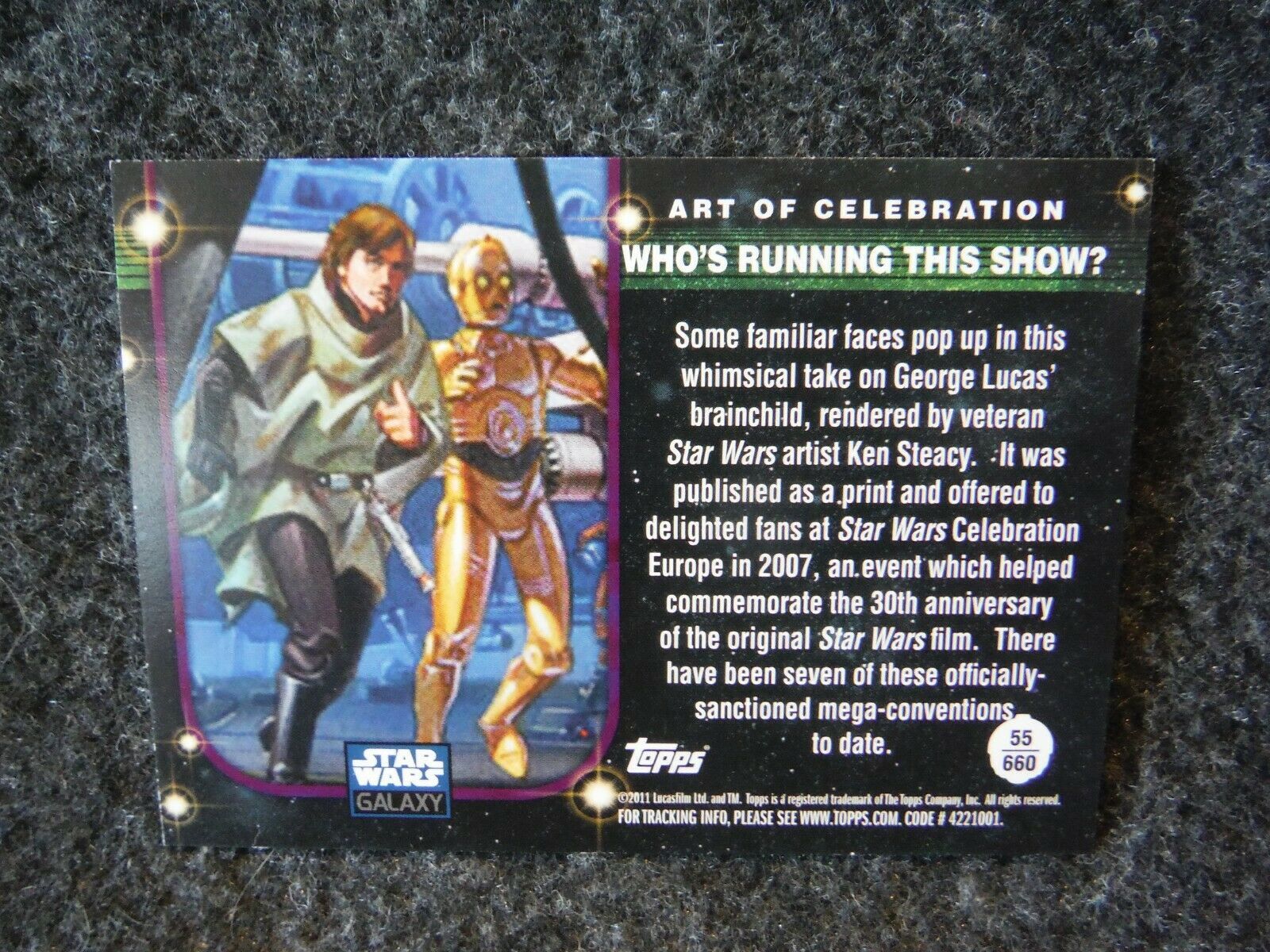 topps star wars galaxy trading cards
