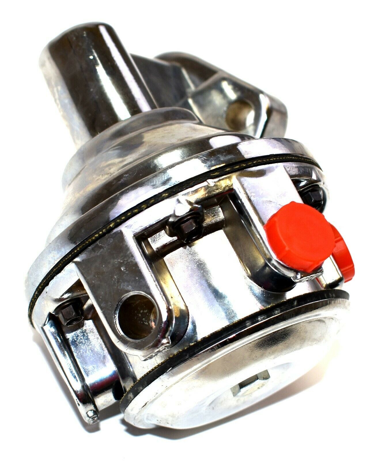 Small Block Chevy High Volume CHROME Mechanical Fuel Pump Gas Pump SBC