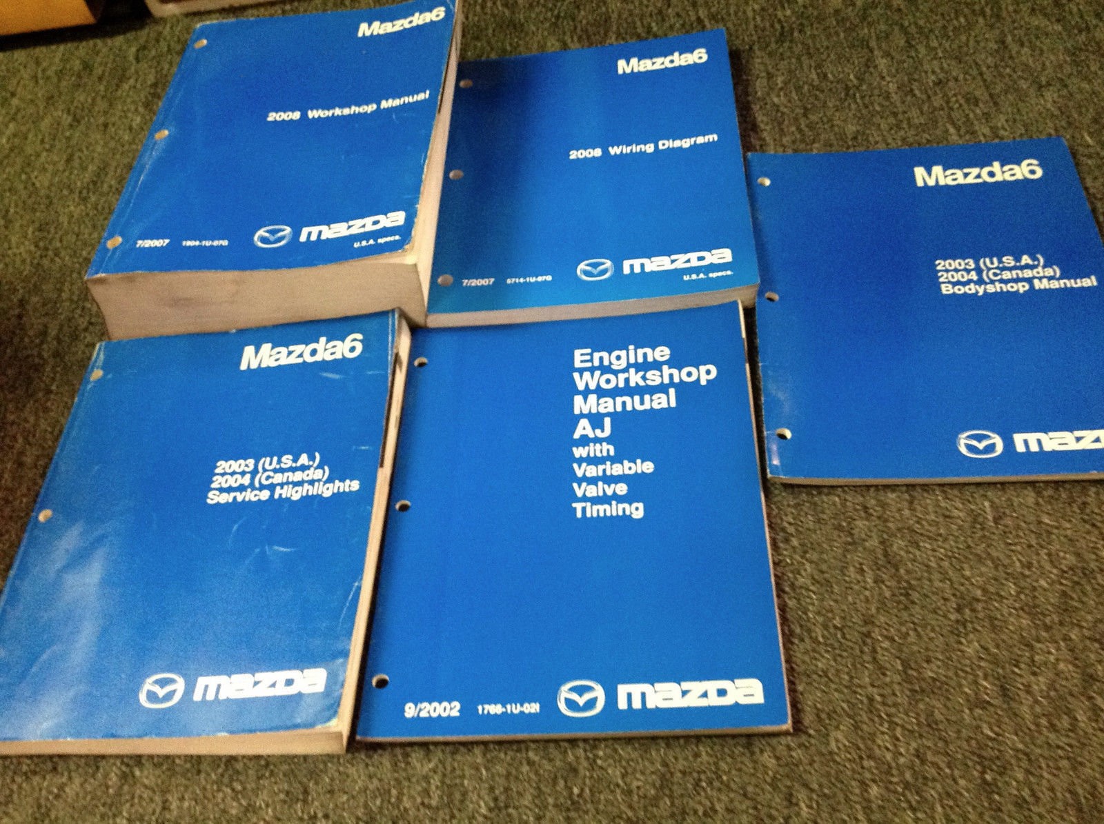 Mazda 6 2003 Service Manual