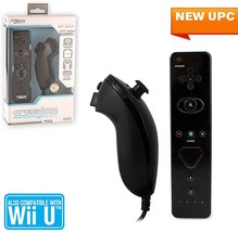 Remote Plus and Nunchuck Bunlde for Nintendo Wii with Motionplus Function Black - $39.95