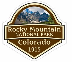 Rocky Mountain National Park Sticker Decal R1455 Colorado YOU CHOOSE SIZE - $1.45+