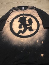 Juggalo ICP Hatchetman T-shirt Mans Size 5XL Black Insane clown posse Bleached - $39.99