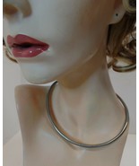 20 in Silvertone Snake Chain Necklace Choker - $19.80