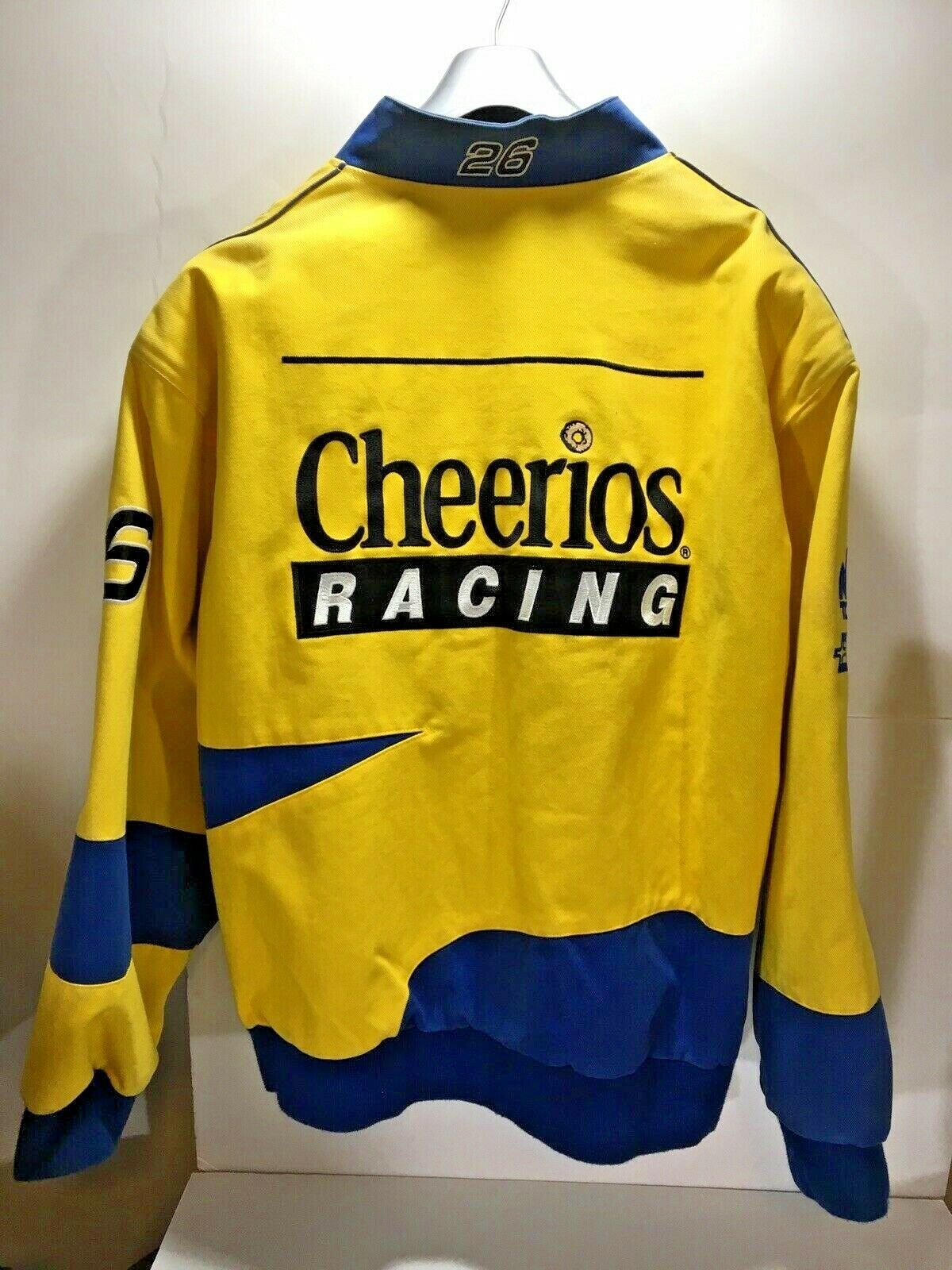 Cheerios Racing Jacket Embroidered Men's Sz 2XL Nascar ...