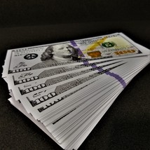 10K FULL PRINT Realistic Prop Money New Fake 100$ Dollar Bills REAL CASH... - £9.50 GBP