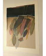 1984 Rebecca Riley Signed Numbered 6/14 &quot;Winter Leaves&quot; Lithograph 30&quot; x... - $893.48
