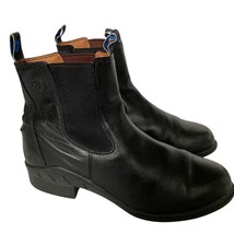 ARIAT Chelsea Mens Ankle Boots Black Leather  US 11D EUR 44 Pull On 11 D - $34.95