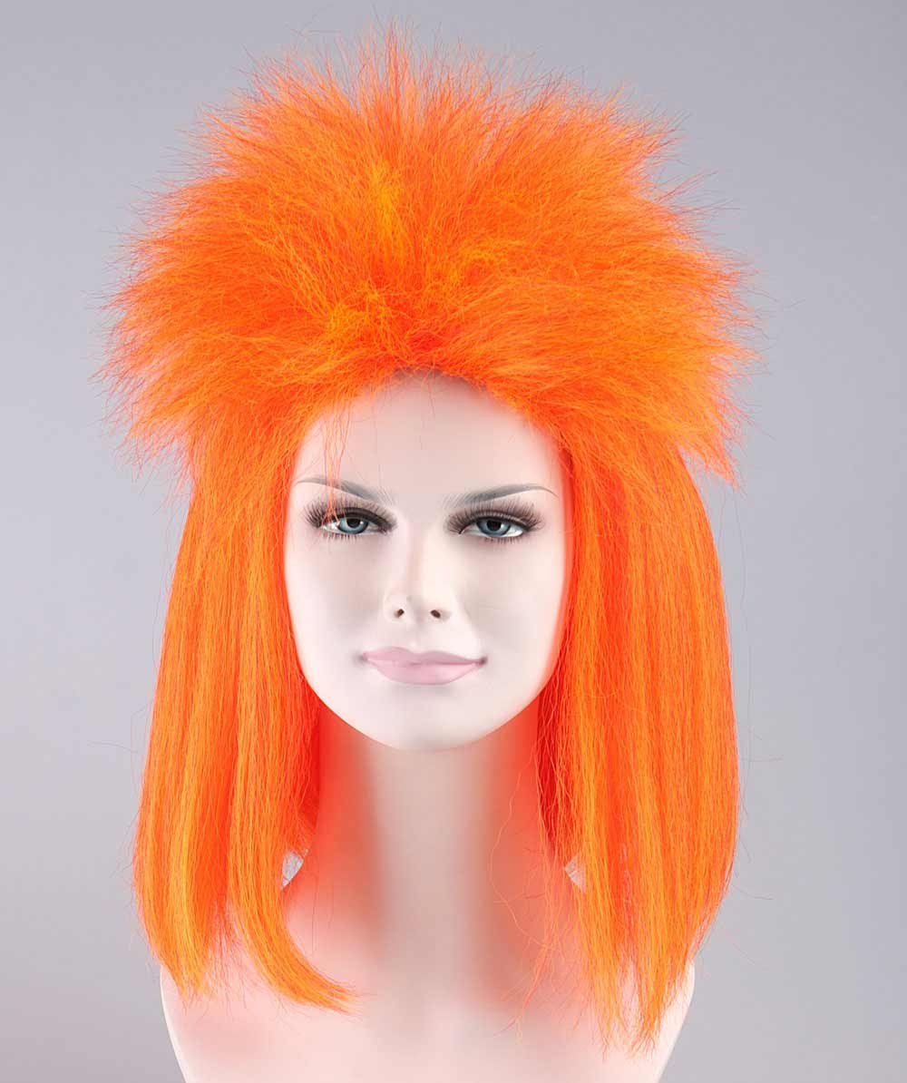 Orange Punk Girl Mullet Wig HW-101 - Wigs & Facial Hair