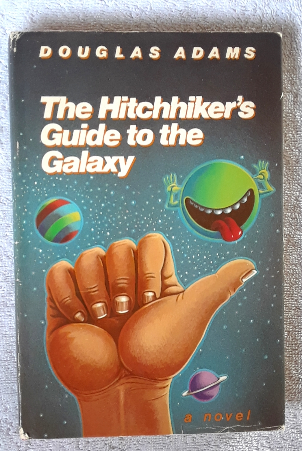 1st Edition Book The Hitchhikers Guide To The Galaxy By Author Douglas Adams Antiquarian