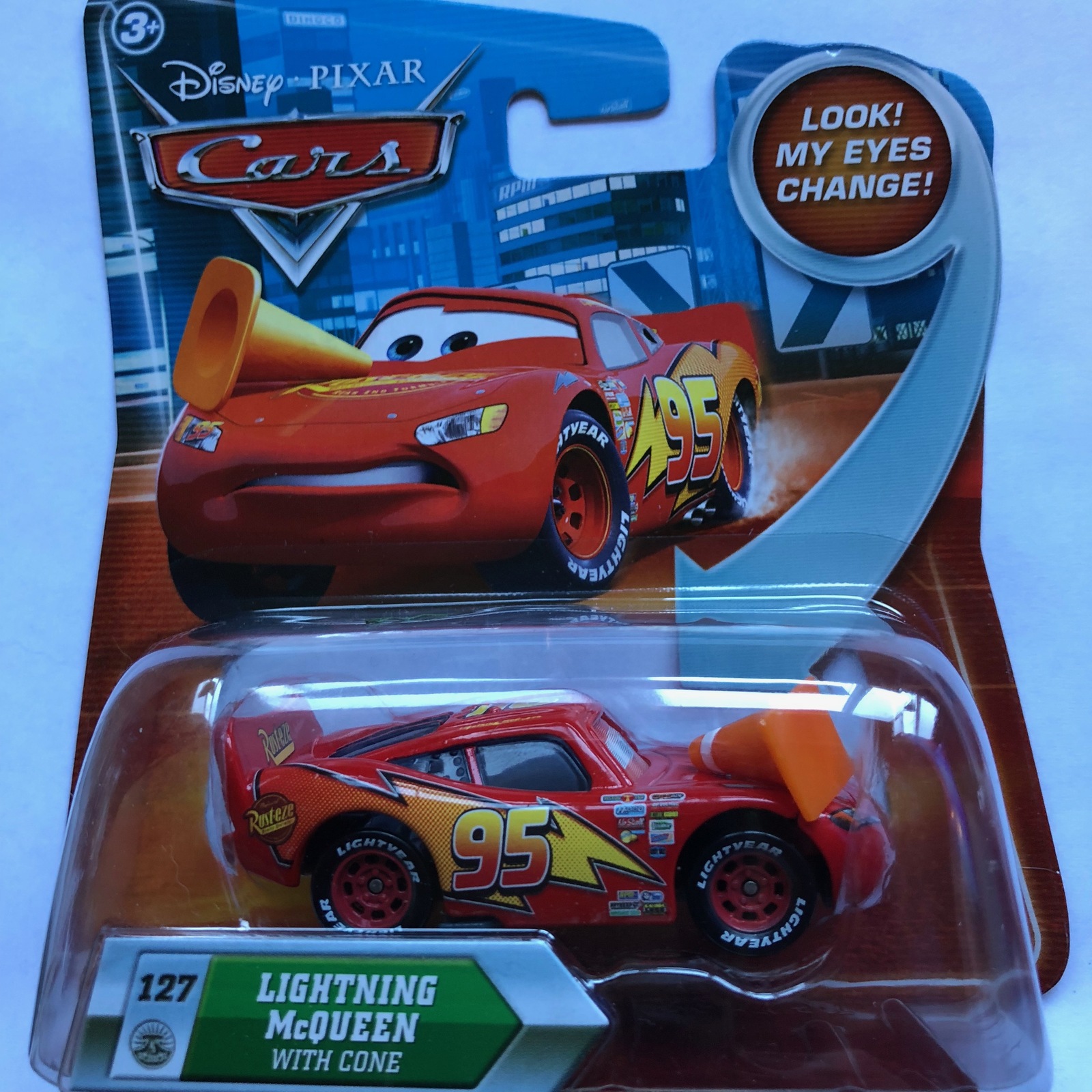 Disney Pixar Cars Lightning McQueen With Cone - Action Figures