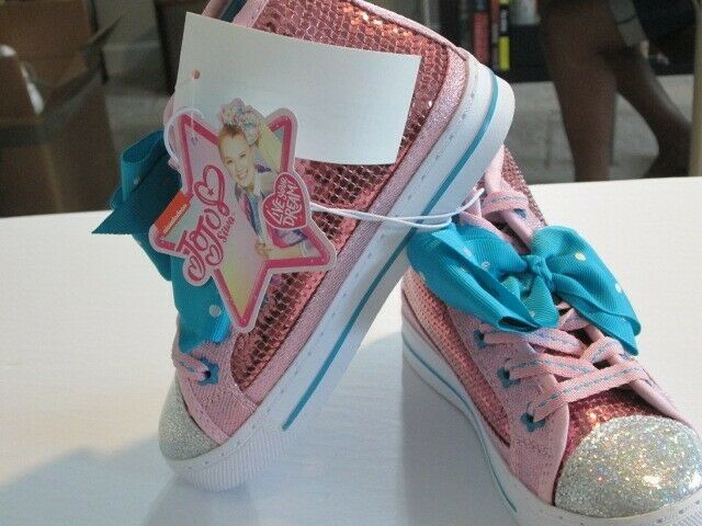 Jojo Siwa Girls Sneakers Boots Toddler Shoes with Bow Size 11 Jo-Jo New High Top - Girls' Shoes