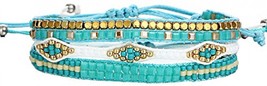 17KM Women Mix Boho Wrap Bracelets Multilayers Crystal Beads Braid Adjus... - $22.88