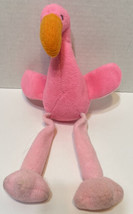 Rare Vintage TY Beanie Babies Pinkie Flamingo 95 Rare Tush Tag 10&quot; No Pa... - $35.37