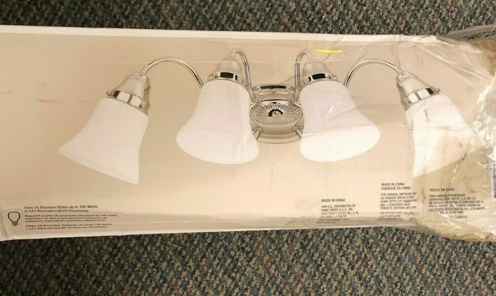 Hampton Bay 4 Light Vanity Fixture Chrome And 50 Similar Items