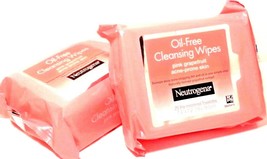 Neutrogena Cleansing Wipes Oil-Free Pink Grapefruit 2 pk - 50 sheets - $19.15