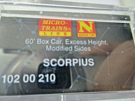 Micro-Trains # 10200210 Scorpius 60' Boxcar Constellation Series N-Scale image 6