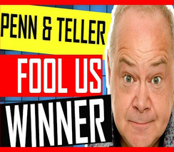 Penn And Teller Fool Us Winner John Archer David Blaine Copperfield Magi... - $24.99