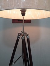 Nautical Vintage Chrome Tripod Floor Lamp Industrial Nautical Vintage Nautical M