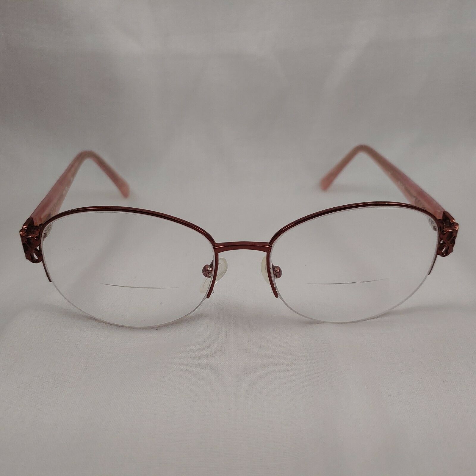 MADISON AVENUE Rx Eyeglasses Metal Plastic Frames MAL106 Half Rim