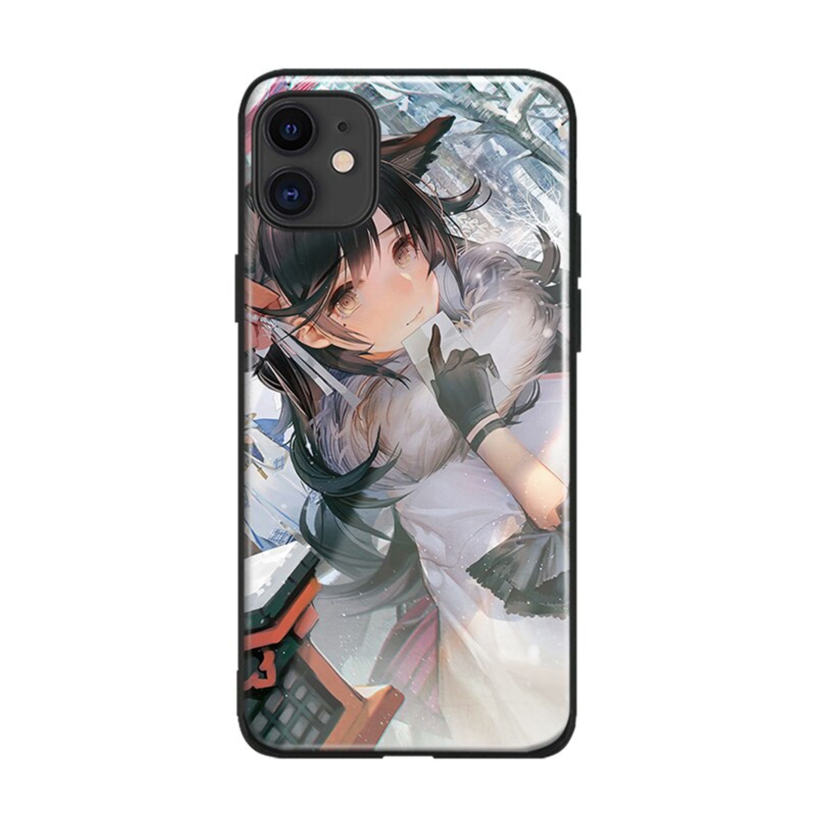 Atago Azur Lane Anime Tempered Glass Phone Case For Apple iPhone 11 Pro