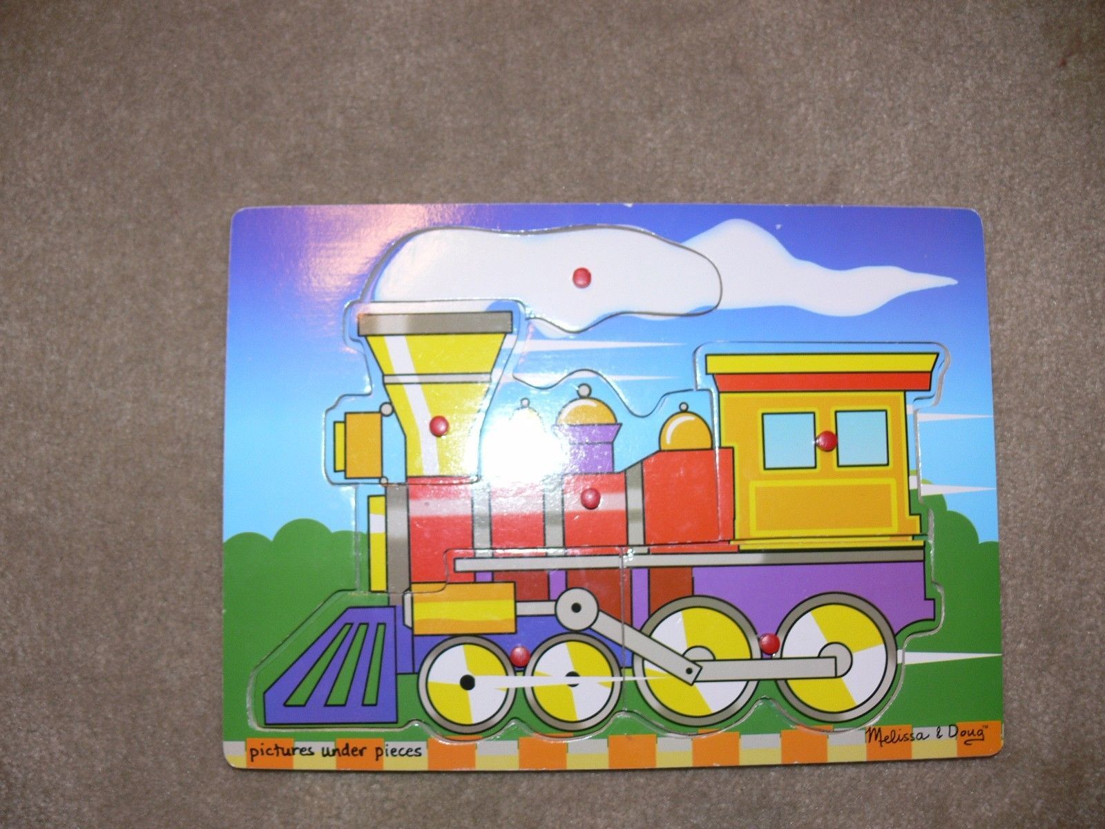 melissa doug train puzzle