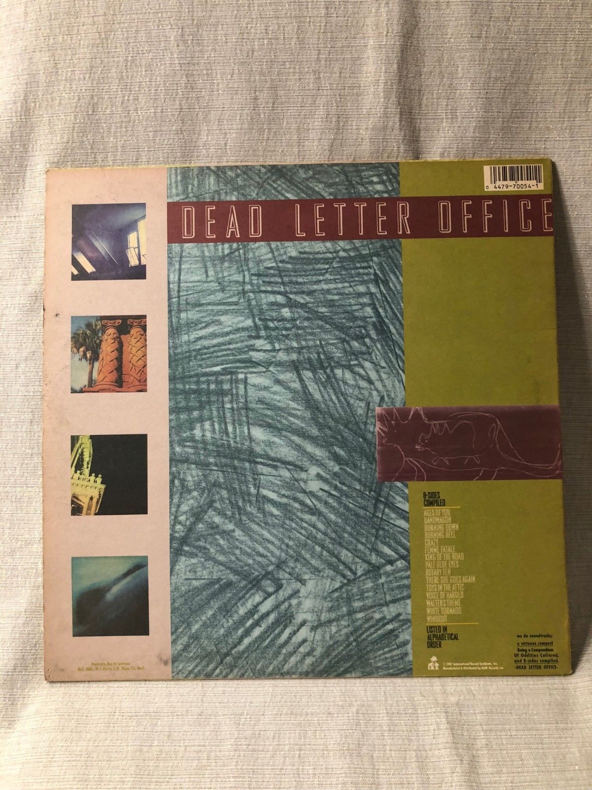 1987 R.E.M. REM Dead Letter Office LP Record Album Vinyl IRS SP 70054