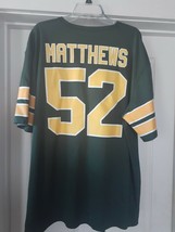 NFL Team Apparel Clay Matthews #52 Size (2XL) Green Bay Packers NFC North Jersey - $31.35