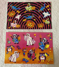 Vintage Lisa Frank Painter Panda Ghosts Dolphins Halloween Stickers S260 S256 - $19.99