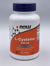 NOW Foods L-Cysteine Vitamins B-6 and C 100 Tablets for Structural Support - $15.83