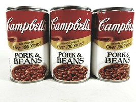 Campbell's Pork and Beans 3 Large 19.75 oz. Cans 1lb. 3,75 oz. ea. - $14.80