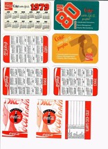 Coca-Cola Vintage Pocket Calendars (Various Years - 9 DIFF))   free ship... - $8.66