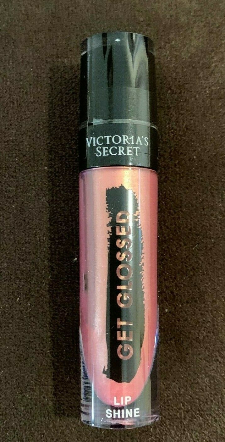 New Victoria’s Secret Get Glossed Lip Shine Rose Gold Metallic Light Pink Lip Gloss