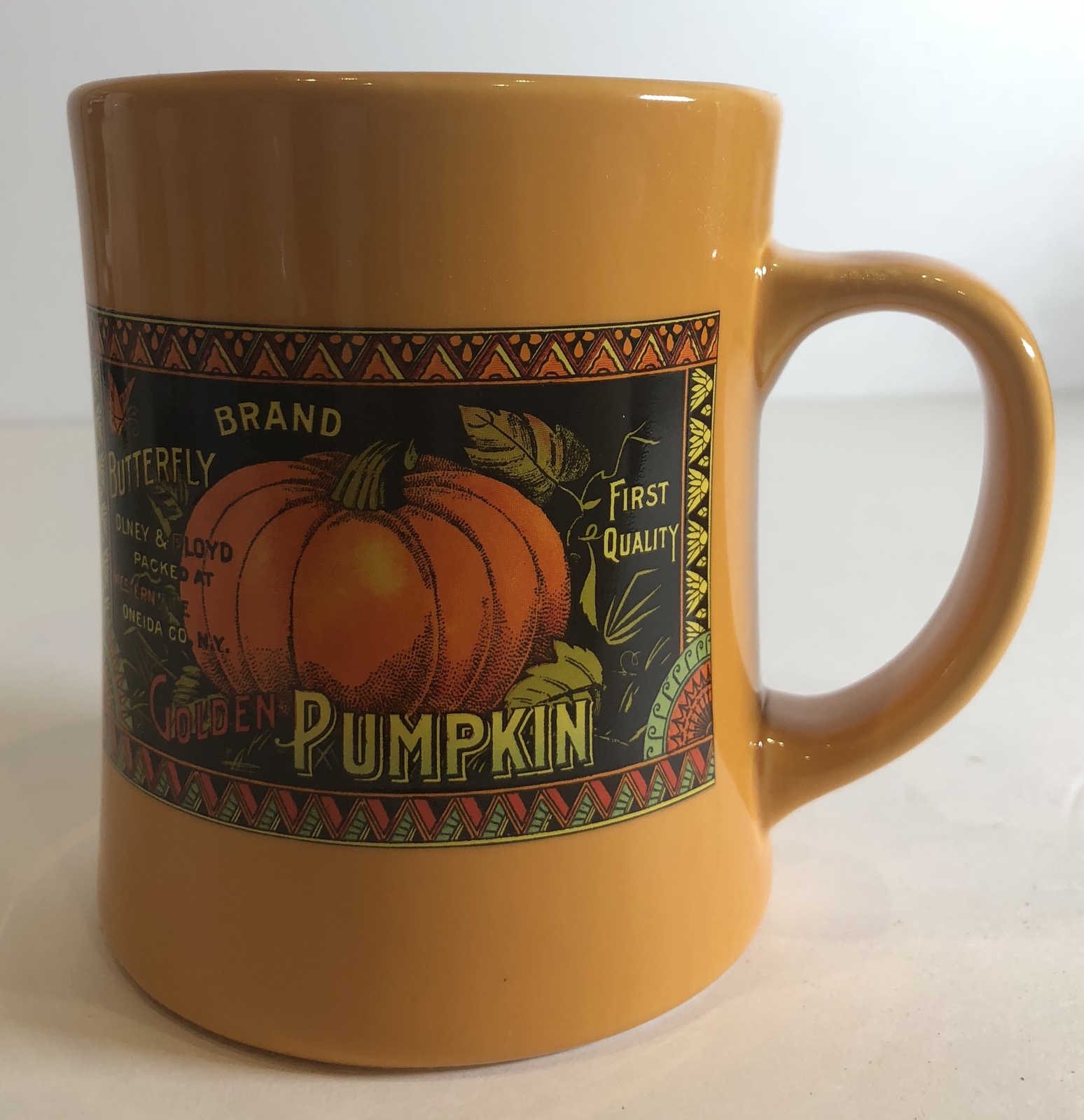 Starbucks White Pumpkin Coffee Mug ( Halloween, Colors may Vary