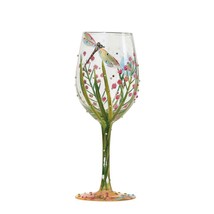 Lolita Dragonfly Wine Glass 15 oz 9" Gift Boxed Collectible # 6008340 Bar Woman