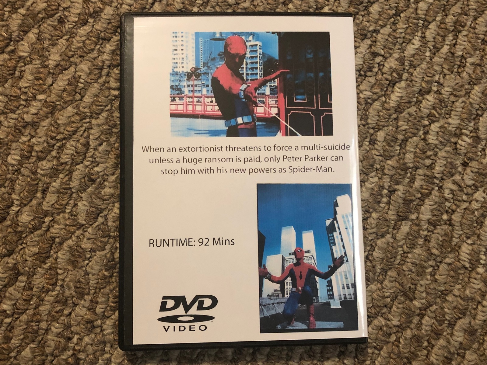 The Amazing Spider-Man Live Action Unreleased DVD Movie. 1977 ...