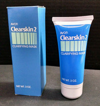 Vintage NOS Avon Clearskin 2 Clarifying Mask, 3 Ounces, Anti-Acne - $5.35