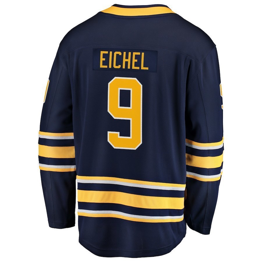 Men's Buffalo Sabres 2018 Jack Eichel 9 Navy New Stitched Player