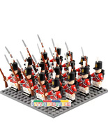16PCS Napoleonic Wars British Fusilier Soldiers Minifigure Building Bloc... - $28.98