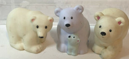 Fisher Price Little People Lot Of 3 Polar Bears - $7.91