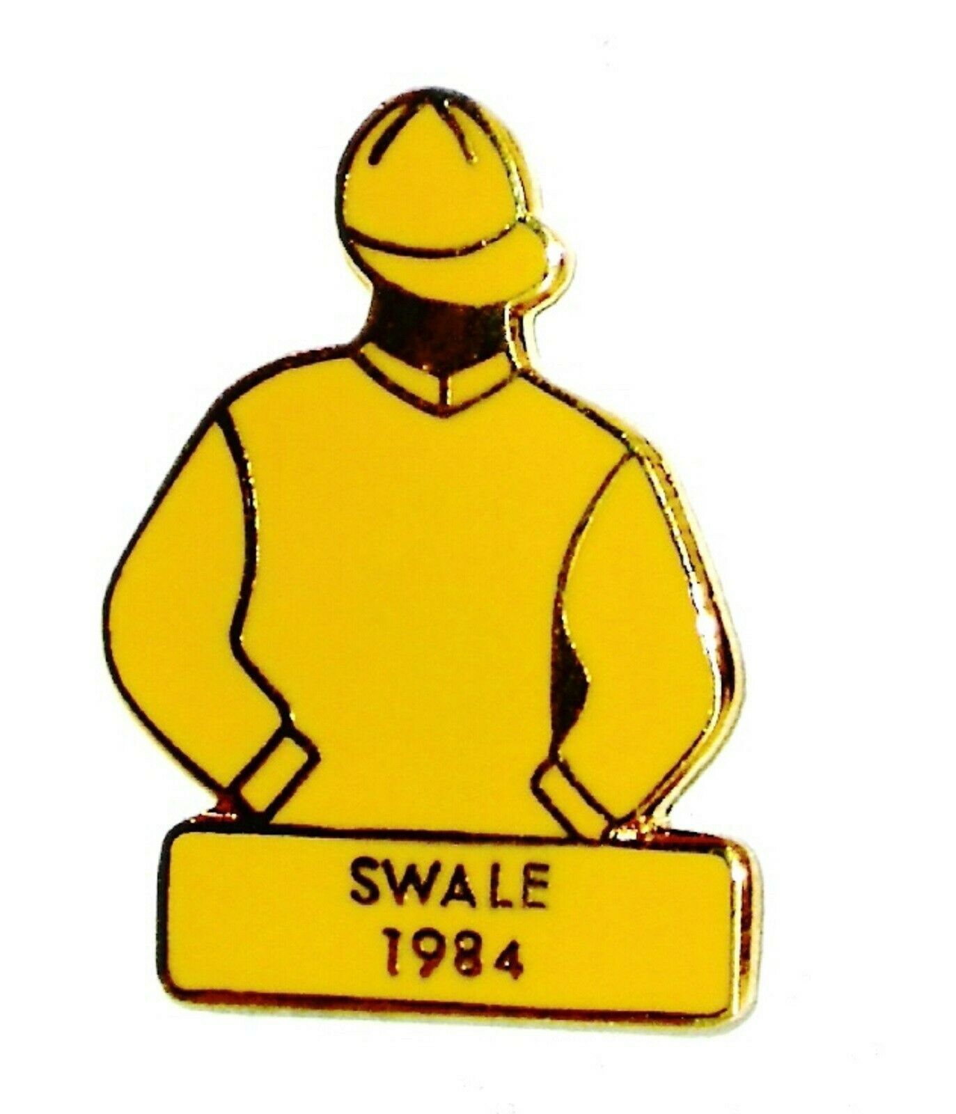 1984 SWALE Kentucky Derby Jockey Silks Pin Horse Racing
