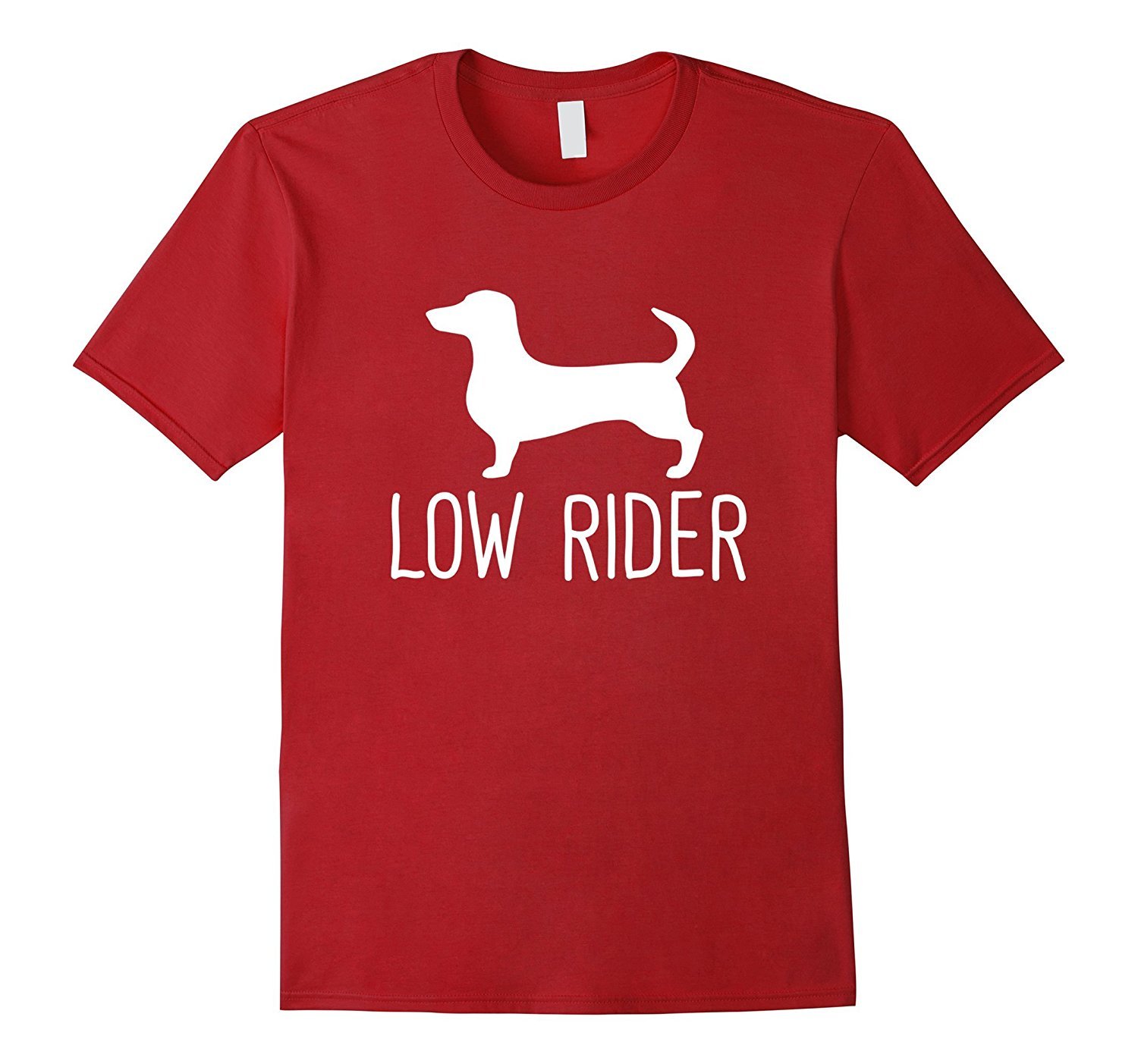 Image of Funny Dachshund Low Rider Tshirt - For Dog Lovers Men