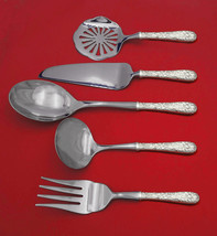 Repousse by Kirk Sterling Silver Thanksgiving Serving Set 5pc HH WS Custom - $355.41