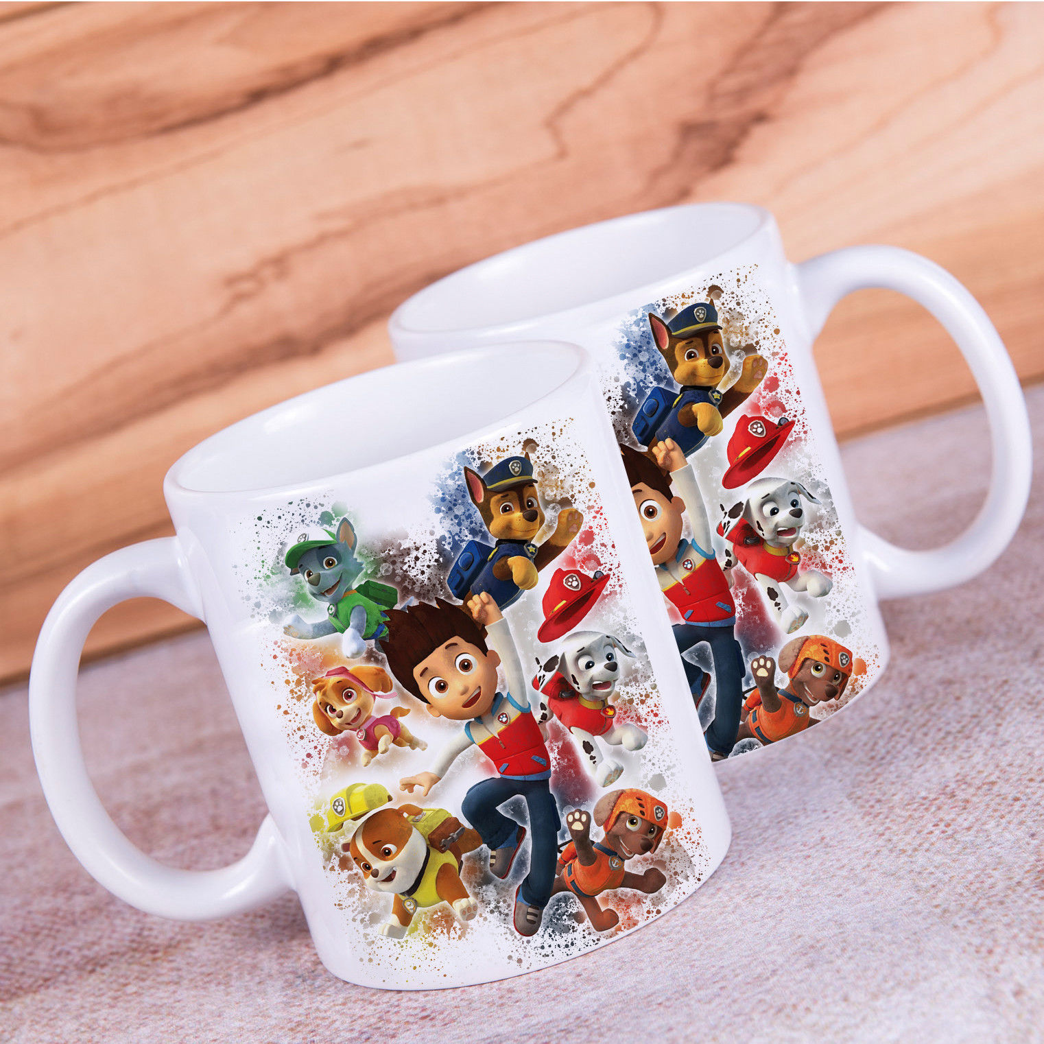 Paw Patrol Ceramic Mug 11oz. Tea Cup Movies Coffee Mug TV Nursery Kids