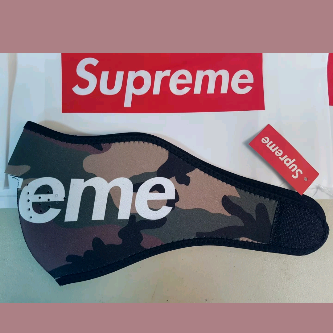 Supreme Neoprene Face Ski Mask Black Red Camo US Fast Free Shipping ...