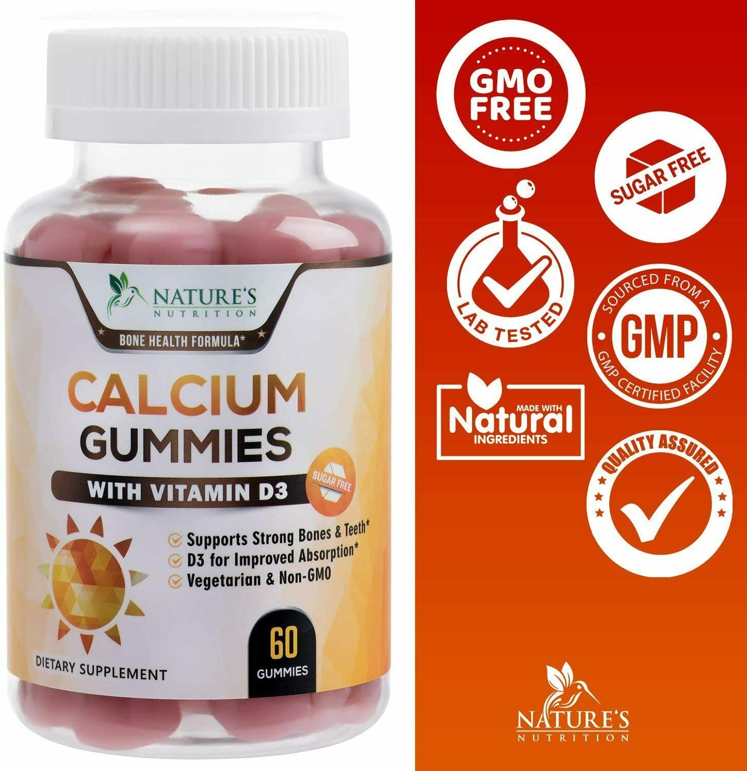 Calcium Gummies with Vitamin D3 Sugar Free Calcium Gummy for Kids Calcium Gummies with Vitamin D3 Sugar Free Calcium Gummy for Kids