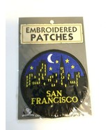 VTG 1997 San Francisco City Night View California Souvenir Embroidered P... - $15.60
