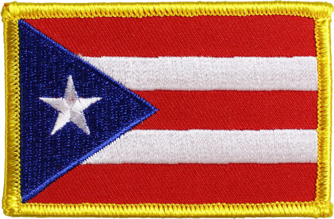 Puerto Rico Rectangular Patch - Collectibles