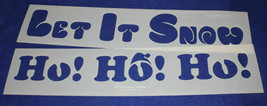 2 Pc Set Holiday Message Stencils 14 Mil Mylar-5" x 23.5 Painting/Crafts/Stencil - $32.55